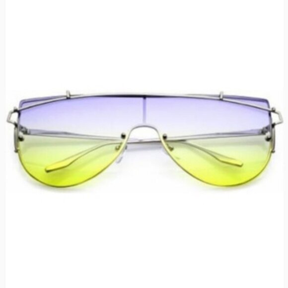 Y2K Shield Sunglasses - Picture 7 of 10